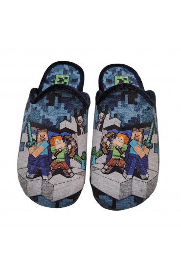 Zapatilla de Casa Minecraft
