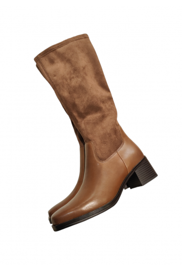 Bota Alta Caprice Piel Cuero